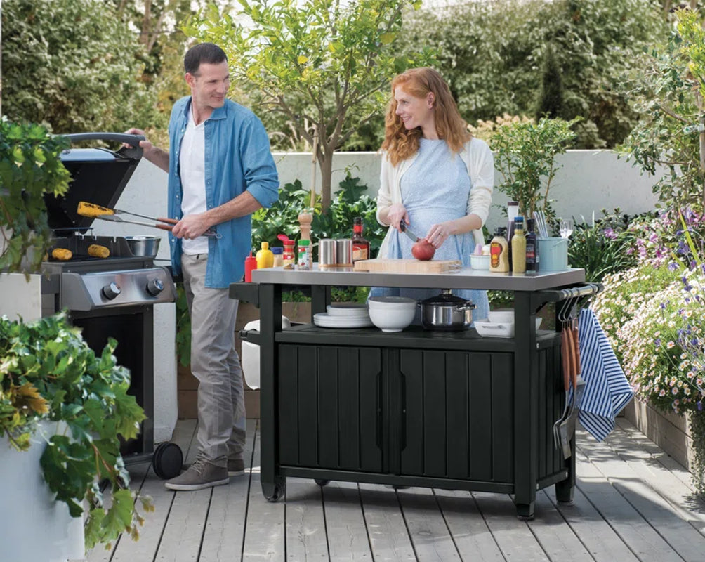 BBQ Table Garden Storage