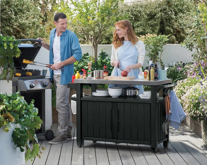 BBQ Table Garden Storage