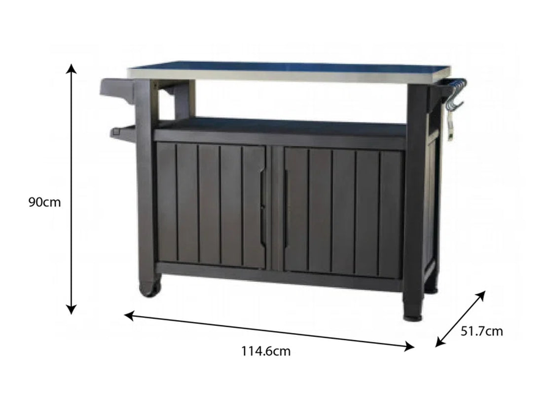 BBQ Table Garden Storage